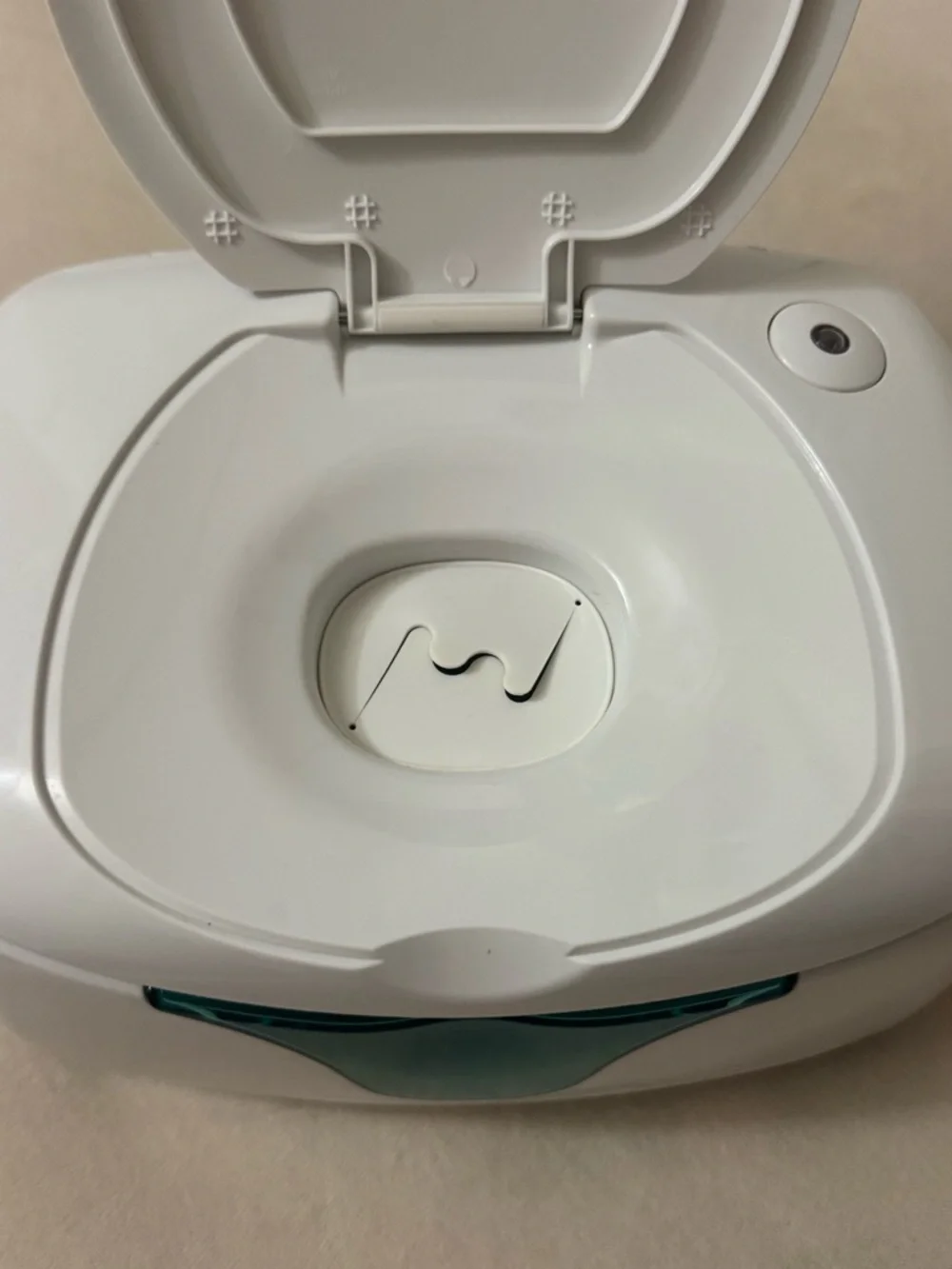 hiccapop | Baby Wipes Warmer White Aqua